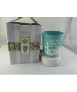 SCENTSY Happy Camper Wall Plug In Wax Warmer Nightlight Complete Set - $21.71 CAD