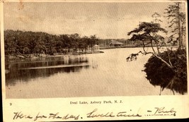 Asbury Park , New Jersey - Deal Lake -1906 Udb Antique Rppc Postcard BK60 - £4.67 GBP