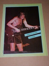AC/DC Hit Parader Magazine Photo Vintage 1983 - £18.37 GBP