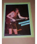 AC/DC Hit Parader Magazine Photo Vintage 1983 - $31.54 CAD