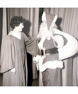 1963 Santa Christmas Real Photo New Hampshire High School Maskaraders E88R - €59,69 EUR