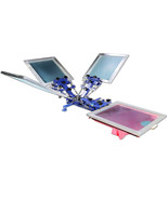 TECHTONGDA 4 Color 1 Station T-shirt Screen Printing Press  Micro-regist... - $7,594.42 MXN