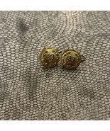 Lot of 2 Vintage Cheshire Button Co Gold Tone “P” A Buttons - $13.03 CAD