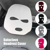 Universal Car Seat Headrest Cover Balaclava 3hole Full Cover Halloween Christmas - £5.69 GBP+