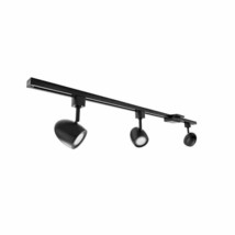 Lithonia LED Track Lighting Kit 44.5 Inch Adjustable Heads Hardwired Black - £43.51 GBP