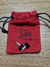 Christian Louboutin Heel Tap Tips Replacement w Dust Bag BLACK - $34.99