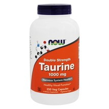 NOW Foods Taurine Double Strength 1000 mg., 250 Capsules - $18.59