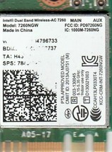 INTEL DUAL BAND WIRELESS-AC 7260 LAN M.2 NGFF ADAPTER CARD 7260NGW - NEW - $6.13 CAD