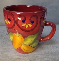 Laurie Gates 15 oz Ceramic Coffee Mugs Cups Habanero Pepper  - $8.00