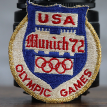 USA Munich &#39;72 Olympic Games Embroidered Souvenir Patch Olympics Sports - £7.86 GBP