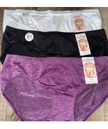 Jockey ~ 3-Pair Womens Bikini Underwear Panties Nylon Blend Smooth Shine... - $27.71