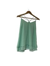 Floaty Teal Tank Top Feminine Summer Blouse Women’s Medium SHEIN - $12.87