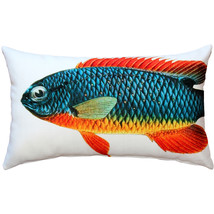 Guppy Fish Pillow 12x19, with Polyfill Insert - £23.93 GBP