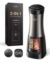 Gravity Electric Salt and Pepper Grinder Set - USB Rechargeable &amp; 2 in 1... - $198.89