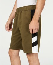 ID Ideology Men&#39;s Striped-Side Shorts Native Green Size 3XL - $20.94