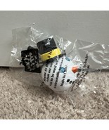 Jack in the Box Christmas Snowman Car Antenna Ball Topper 2005 Fast Food... - $241.27 MXN