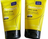 Lot of 2 Clean &amp; Clear Lemon Zesty Facial Scrub Vitamin C 4.2 oz Each - £23.58 GBP
