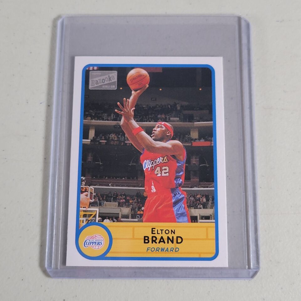 Primary image for Elton Brand #70 Mini Basketball Card Los Angeles Clippers 2003-04 Topps Bazooka