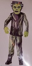 NEW Pixel-Stein Halloween Costume Boy Small 4-6 Medium 8-10 Frankenstein... - £16.58 GBP