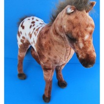 Toys To Grow On Stuffed Plush Appaloosa Horse Pony 18&quot; Realistic Wired Legs - £27.93 GBP