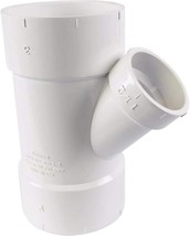 DWV Reducing Wye, Non-Pressurized Drainage, Schd-30 PVC, Charlotte Pipe ... - $16.65 CAD