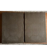 Vintage Zenith Stero Console Speaker Covers / Cloth 10 5/8 X 15 1/2 - £21.29 GBP