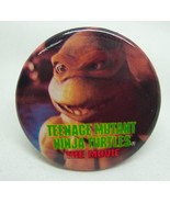 1990 Teenage Mutant Ninja Turtles The Movie Michelangelo 2&quot; PIN BUTTON NEW - $14.85