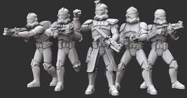 Star Wars Legion Phase II Clone Troopers Unit 3d printed (Proxy Models) - £7.49 GBP