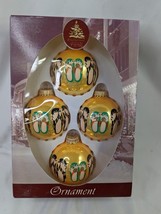 Enchanted Forest Christmas Ornament Glass Gold Ornament Sandals Feet Toe... - £8.76 GBP