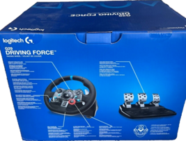 Logitech G29 Driving Force Racing Wheel &amp; Floor Pedals PS5 PS4 PC Mac 941-000110 - £234.88 GBP