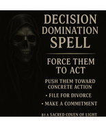 Decision-Making Domination Spell – Influence, Persuasion &amp; Control - $3,174.02 MXN