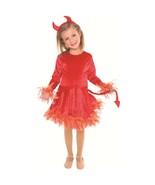 Red Devil Costume - Girls Dress - Halloween Costume Size 4-6 - $14.99