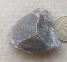 Natural MINERAL Rough Raw FLINT Ancient Stone Rock Modiin Israel #312 - £1.94 GBP