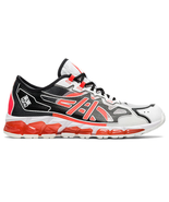 Asics Women&#39;s Gel-Quantum 360 6 Shoes NEW AUTHENTIC White/Red 1022A356-100 - $77.50