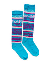 Women turquoise thick knitted Alpaca wool winter warm bed socks from Bol... - £8.23 GBP