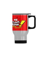 Caf Pow NCIS Travel Mug (Silver, 14OZ) Made in USA - £14.92 GBP