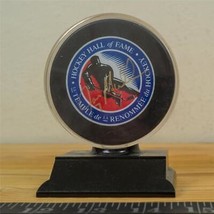 Joe Mullen Pittsburgh Penguins Dédicacé Hockey Puck Hall Of Fame Hk - $64.34