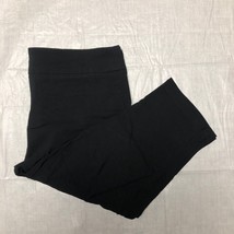 Counterparts Capri Womens 16P Black Stretch Pull-on Crop Pants - £11.67 GBP