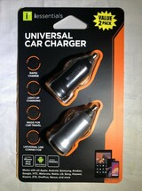 Car Charger 2 Pack- Rapid Universal USB - Type-C, lighting, ciggarette plug - $7.99