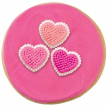 Mini Hearts Dot Matrix Icing Decorations 81 Ct Wilton Valentines Day - £5.51 GBP
