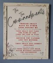 Ten Commandments Wall Art 8&quot;X10&quot;, Christian Poster , Faith Poster  8x10 - £15.31 GBP