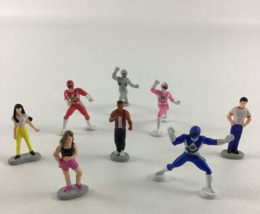 Mighty Morphin Power Rangers Micro Machines 8pc Figures Lot Vintage 1994... - £42.77 GBP