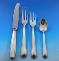 Old Italian by Buccellati Italy Sterling Silver Flatware 8 Set 32 pcs Di... - £4,398.48 GBP