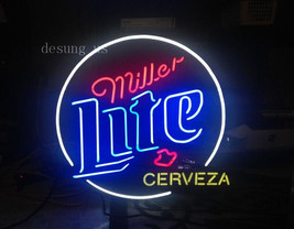 New Miller Lite Cerveza Beer Lamp Light Neon Sign 24&quot;x20&quot; - £199.83 GBP
