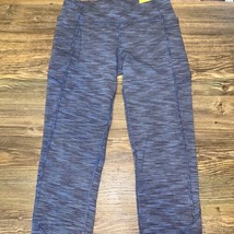Girls&#39; Mid-Rise Leggings All In Motion Blue Small (6/6s) UPF 50+. NWT. Q - $7.43
