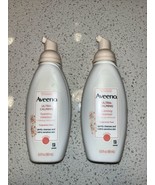 2 Aveeno Ultra Calming Foaming Cleanser Makeup Remover 6 oz Fragrance Free - £38.37 GBP