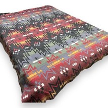 Vtg Beacon Blanket Southwest Native Aztec 71x87&quot; Twin/Full Acrylic Polyester - £35.03 GBP