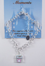 Disney Jewelry Silver Plated Magic Castle Bracelet - £15.70 GBP