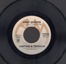 A &amp; M 45 RPM Record: Captain &amp; Tennille-Butterscotch Castle &amp; Shop Around - £2.20 GBP