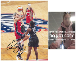 Elena Delle Donne signed Washington Mystics Basketball 8x10 photo COA proof. - £59.50 GBP